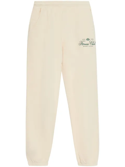Sporty & Rich Fitness Club track pants Neutrals PA036516166CR01