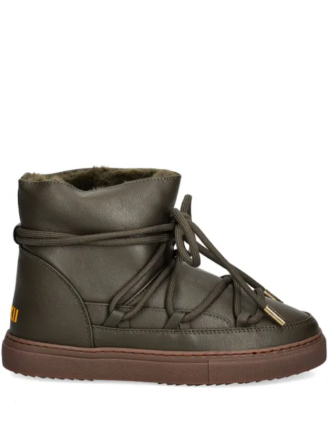 Inuikii leather boots Green 5000003