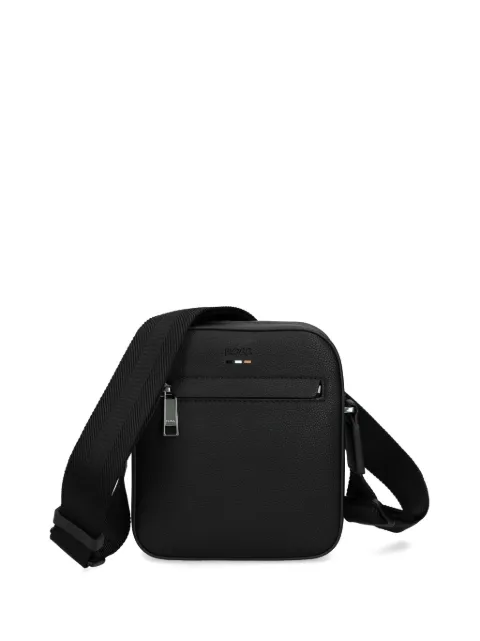 BOSS reporter bag with embossed logo Black 50536475