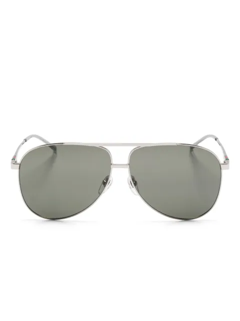 Gucci Eyewear pilot-frame sunglasses Silver GG1677S
