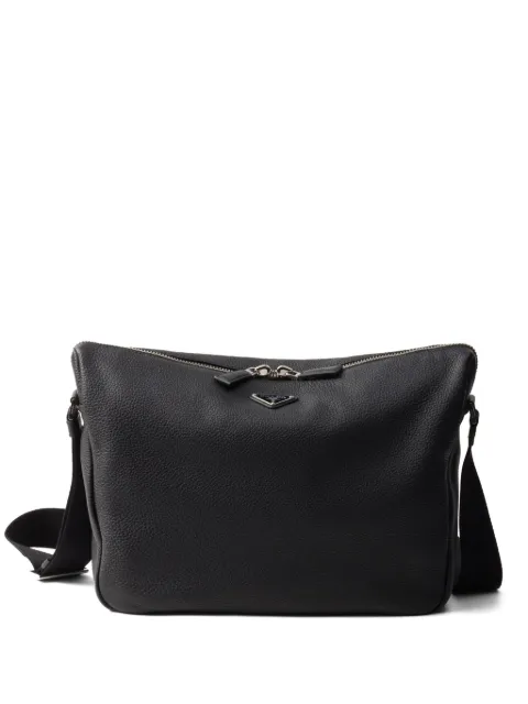 Prada medium leather shoulder bag Black 2VH182VNOO2BBE