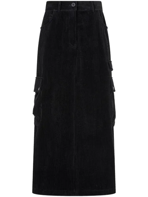 TOMBOY corduroy cargo skirt Black 9104432921