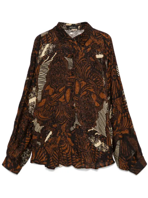 Mes Demoiselles Abyss shirt Brown ABYSS