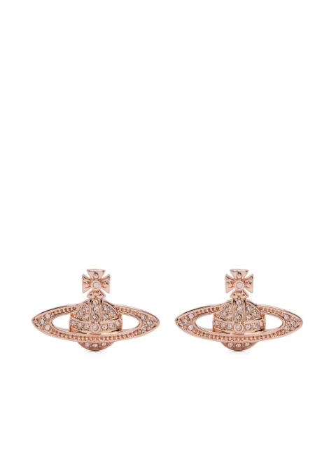 Vivienne Westwood Mini Bas Relief earrings Pink 6202003302G120
