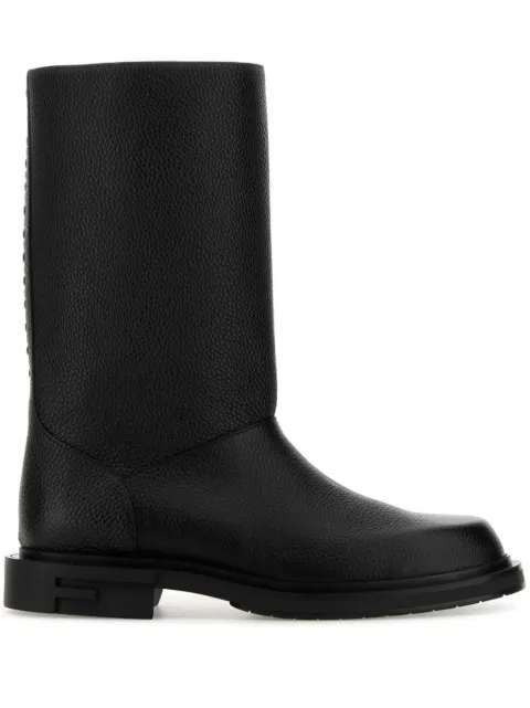FENDI knee-length leather boots Black 7U1678TDK