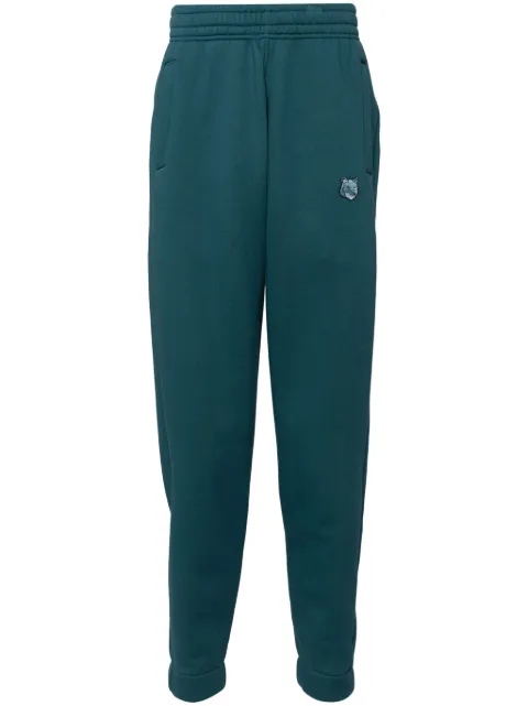 Maison Kitsuné bold fox head patch comfort jog pants Blue MM01125KM0307