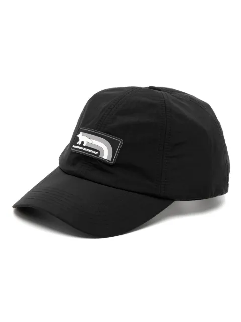 Maison Kitsuné Flash Fox 6P cap Black NM06106WQ4034