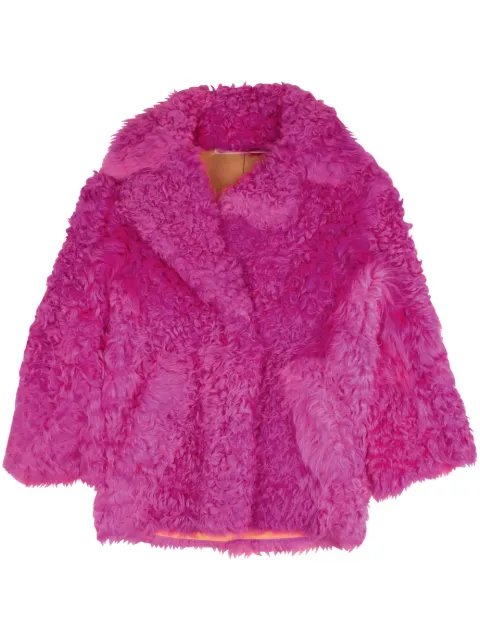 Off-White fur coat Pink OWJA020F19F910502800