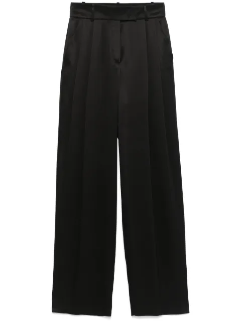 Giorgio Armani silk tailored trousers Black GW000163TE10101