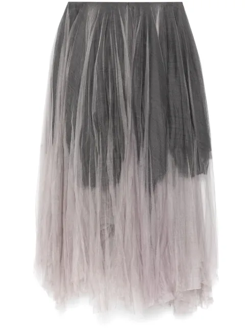 Marc Le Bihan tulle maxi skirt Grey 25003