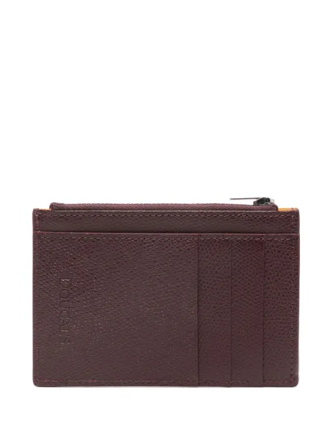 Doucal's leather card holder Red DA0017PA0L04