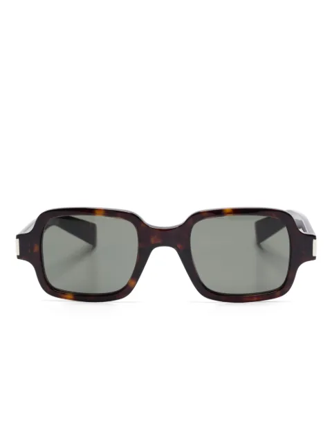 Saint Laurent Eyewear tortoiseshell-effect sunglasses Black SL720
