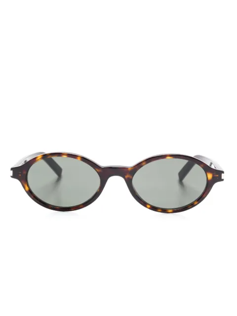 Saint Laurent Eyewear Jeanne round-frame sunglasses Black SL751JEANNE