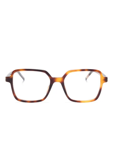 Saint Laurent Eyewear square-frame glasses Brown SLM139