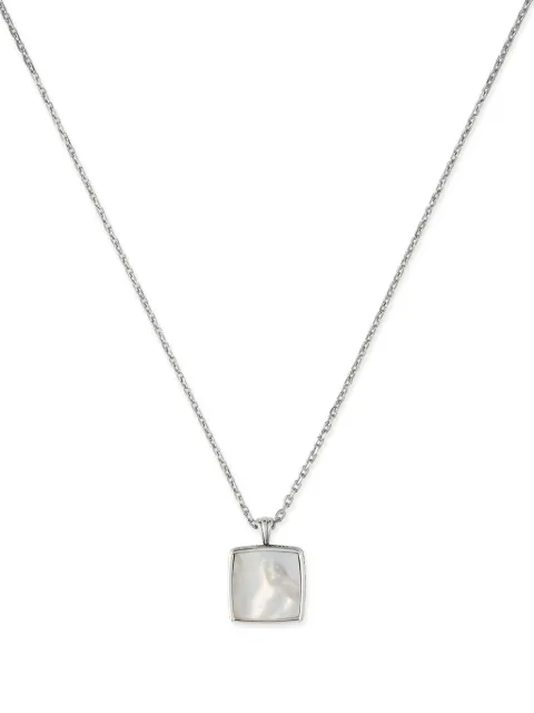 Emanuele Bicocchi mother of pearl pendant necklace Silver CNQP1W
