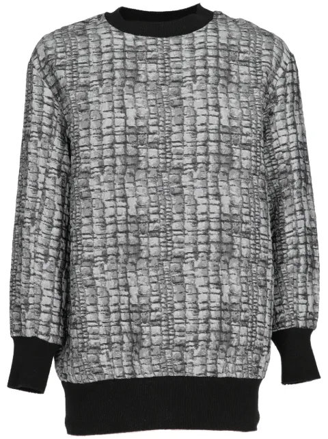 Vivienne Westwood Pre-Owned 2014-2015 snakeskin-print sweater Grey VWWS450