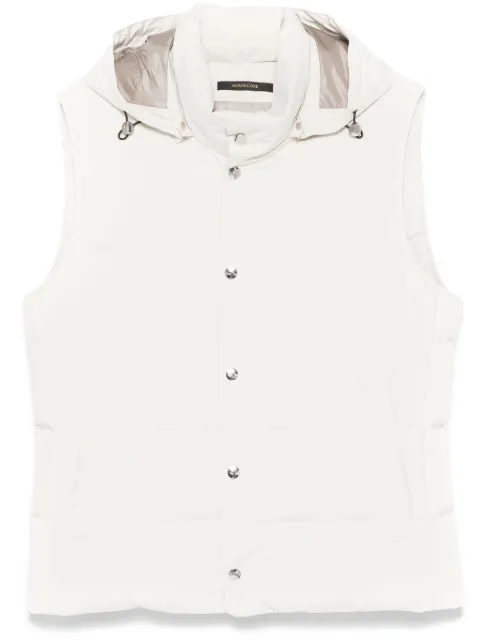 Montecore quilted gilet White F07MUWX806