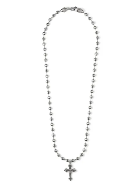 Emanuele Bicocchi cross pendant necklace Silver BDN4C