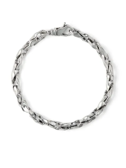 Emanuele Bicocchi hammered finish bracelet Silver OYB2