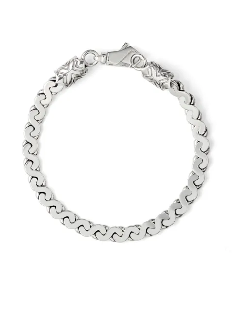 Emanuele Bicocchi Infinity Loop bracelet Silver SXB1