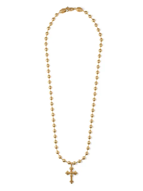 Emanuele Bicocchi cross pendant necklace Gold BDN4CG