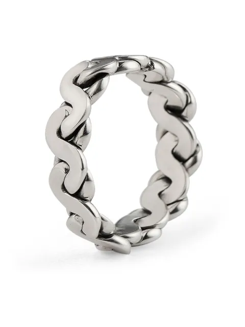 Emanuele Bicocchi Infinity loop ring Silver SXA1