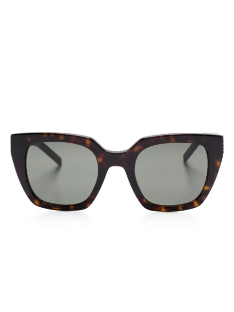 Saint Laurent Eyewear tortoiseshell-effect sunglasses Brown SLM143002