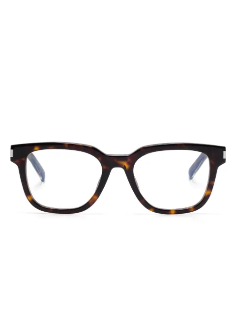 Saint Laurent Eyewear wayfarer-frame glasses Brown SL711OPT