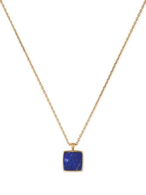 Emanuele Bicocchi square lapis pendant necklace Gold CNQP1BG