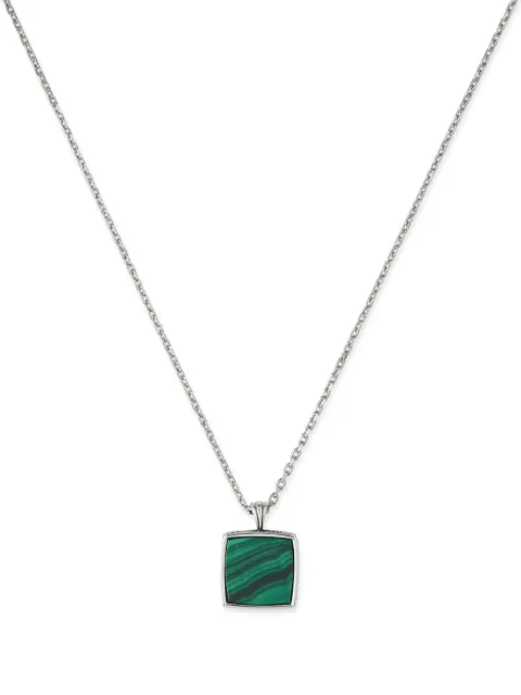 Emanuele Bicocchi malachite-amulet necklace Silver CNQP1V