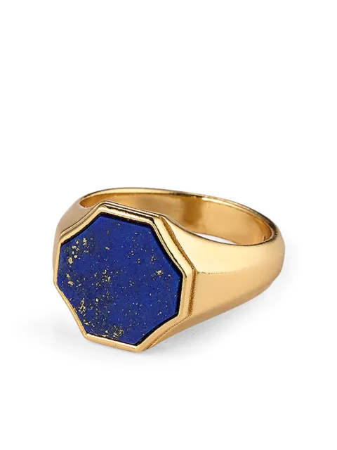 Emanuele Bicocchi Hex signet ring Gold EA5LG