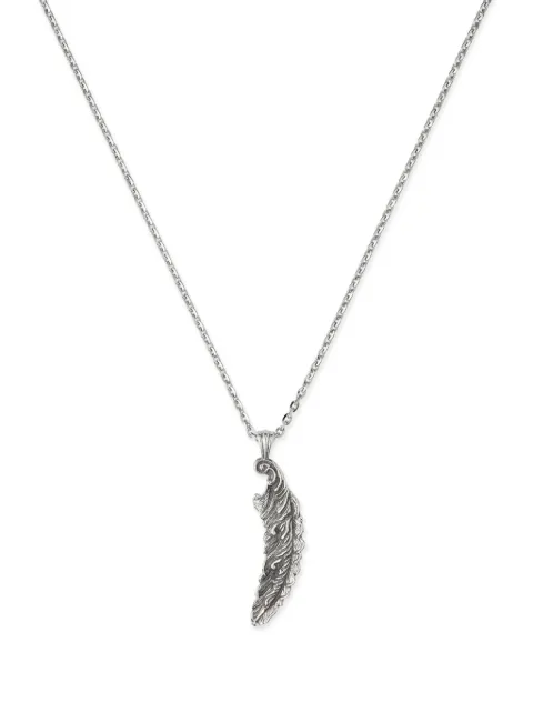 Emanuele Bicocchi Piuma pendant necklace Silver EAPJN1