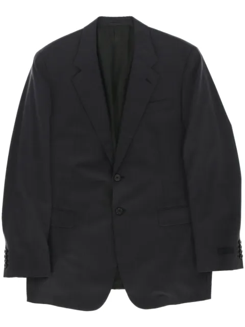 Prada Pre-Owned 2000s wool blazer Grey PRADA450G