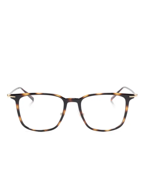 Montblanc square-frame glasses Brown MB0354O