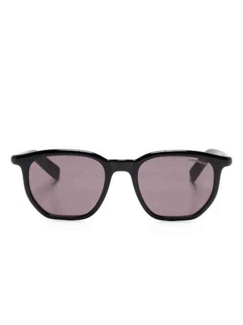 MONT BLANC EYEWEAR square-frame sunglasses Black MB0352S