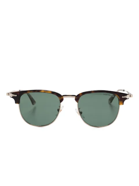 Montblanc panelled sunglasses Brown MB0364S