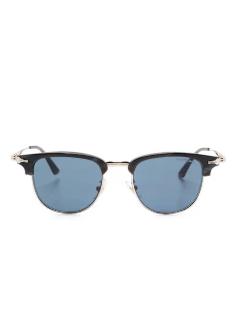 Montblanc rectangle-frame sunglasses Gold MB0364S003