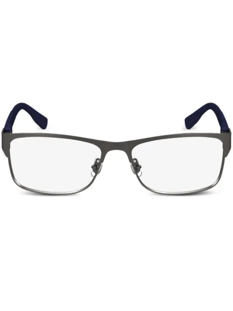Lacoste matte finish rectangle glasses Silver L2294