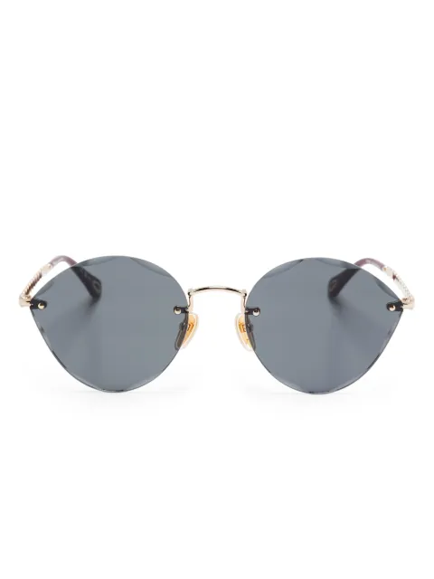 Chloé Eyewear geometric-frame sunglasses Gold CH0253S