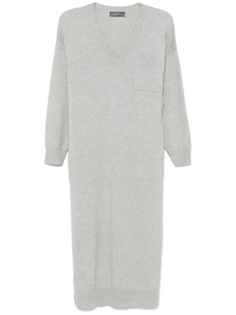 Lorena Antoniazzi knitted midi dress Grey I24123AM96A2472