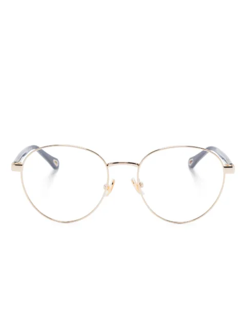 Chloé Eyewear round-frame glasses Gold CH0269O