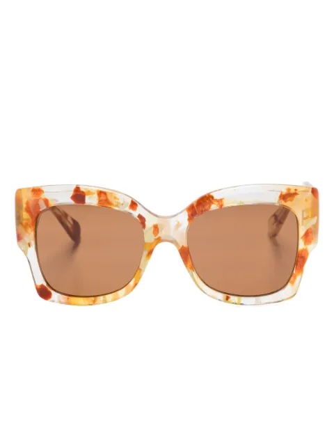 Chloé Eyewear oversize-frame sunglasses Yellow CH0252S
