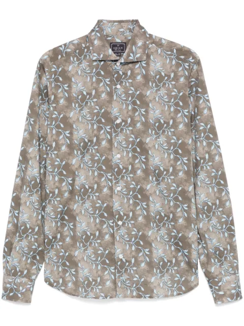 Orian floral print shirt Grey WH02