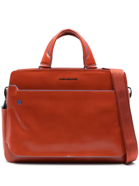 PIQUADRO leather laptop bag Orange CA6590B2