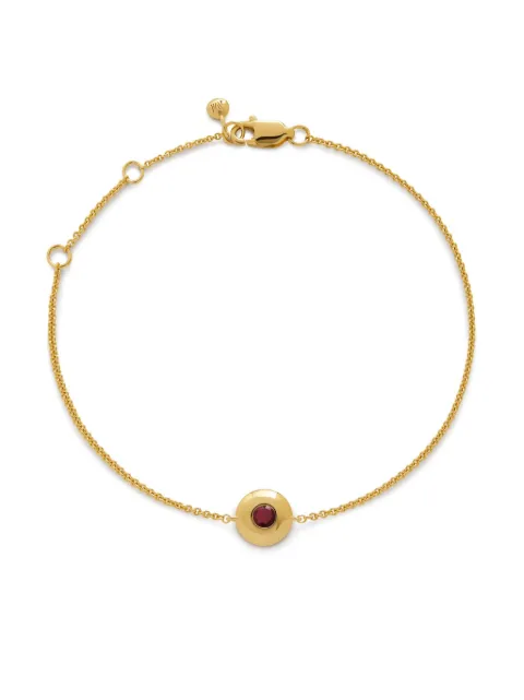 Monica Vinader 18kt yellow gold vermeil July Birthstone bracelet Gold GPBLBSNLRUB