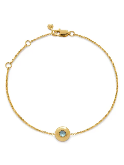 Monica Vinader 18kt yellow gold vermeil March Birthstone bracelet Gold GPBLBSNLCAM