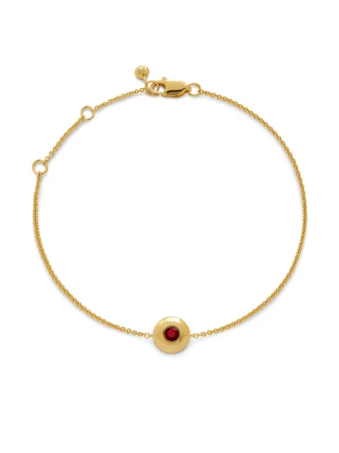 Monica Vinader January Birthstone bracelet Gold GPBLBSNLRGT