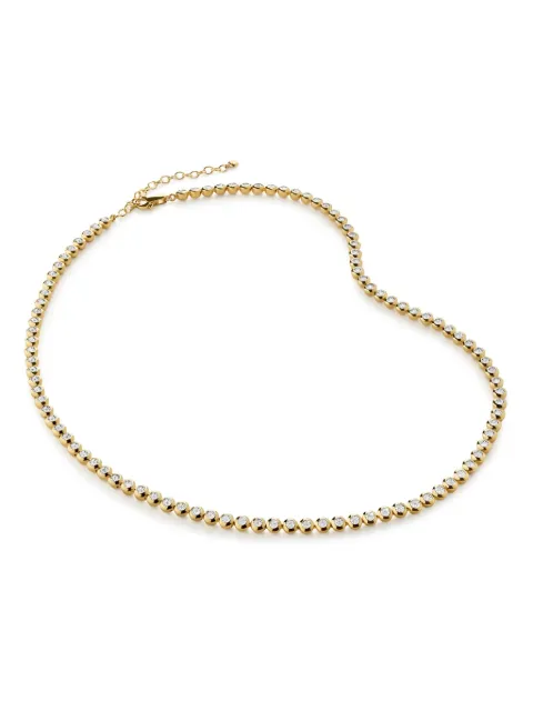 Monica Vinader Lab Grown Diamond Essential Tennis necklace Gold GPNKTENBLGD