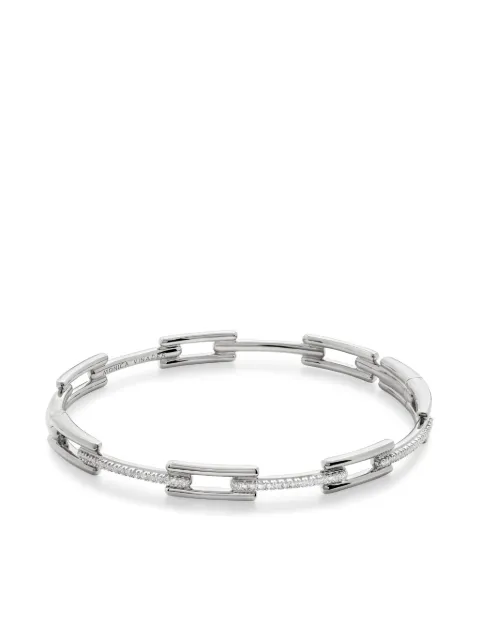 Monica Vinader Signature Link diamond bracelet Silver SSBLSSLKLGD