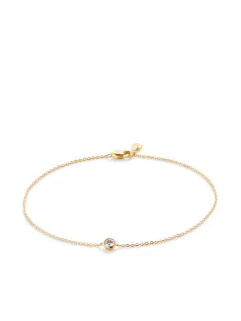 Monica Vinader 14kt yellow gold Solitaire diamond bracelet Gold YGBLSOLILGD